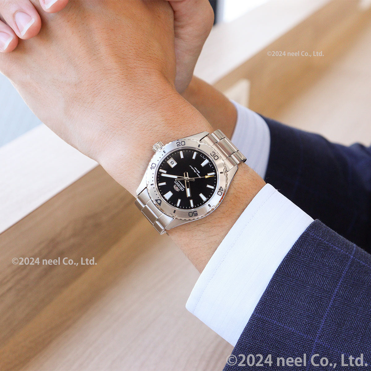 オリエント ORIENT スポーツ 自動巻 機械式 腕時計 メンズ RN-AC0Q01B マコ Mako