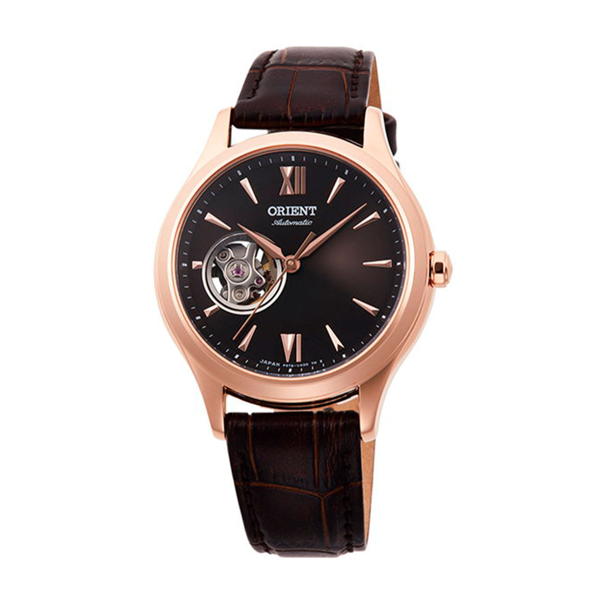 オリエント 腕時計 レディース 自動巻き 機械式 ORIENT クラシック CLASSIC セミスケルトン RN-AG0727Y