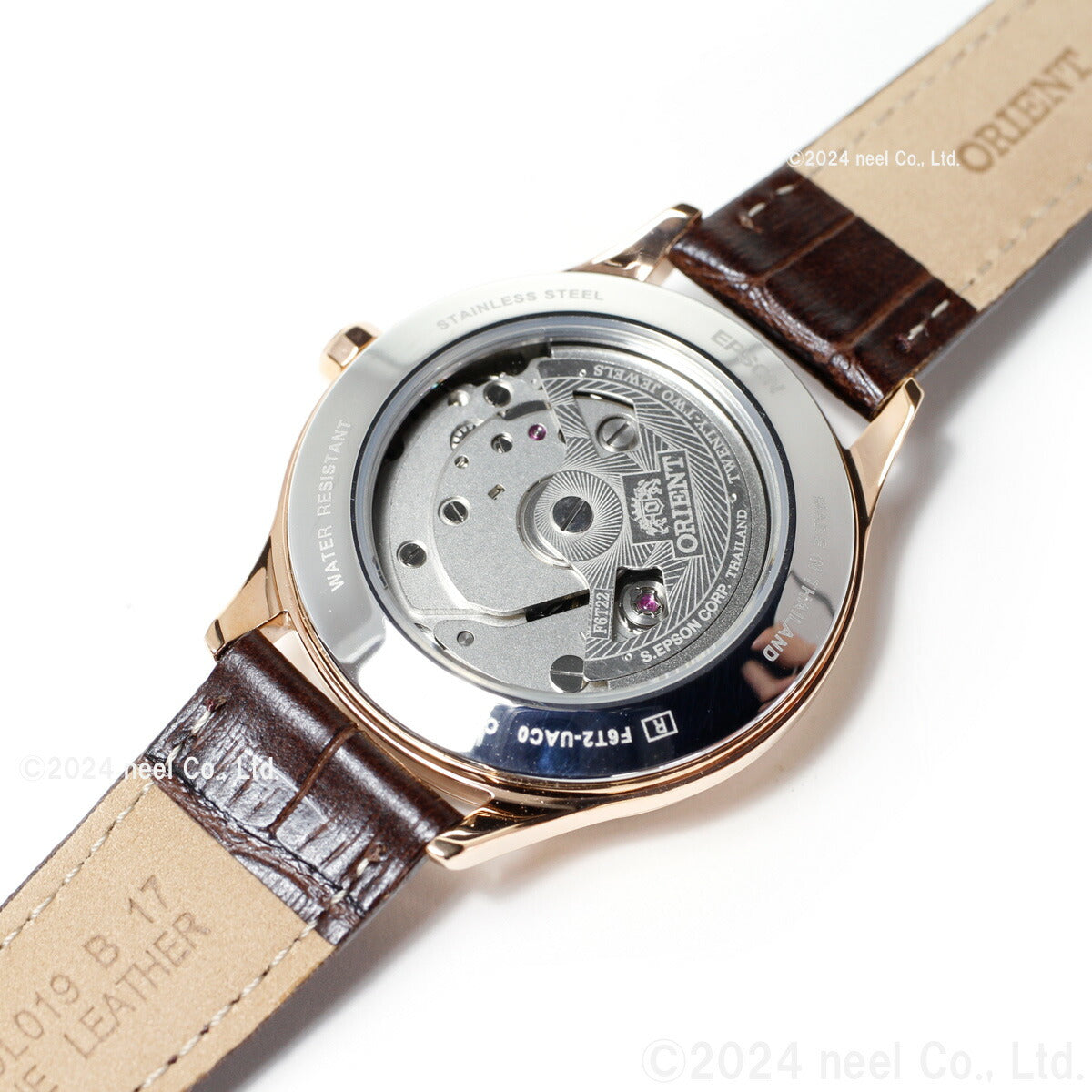 オリエント 腕時計 レディース 自動巻き 機械式 ORIENT クラシック CLASSIC セミスケルトン RN-AG0727Y