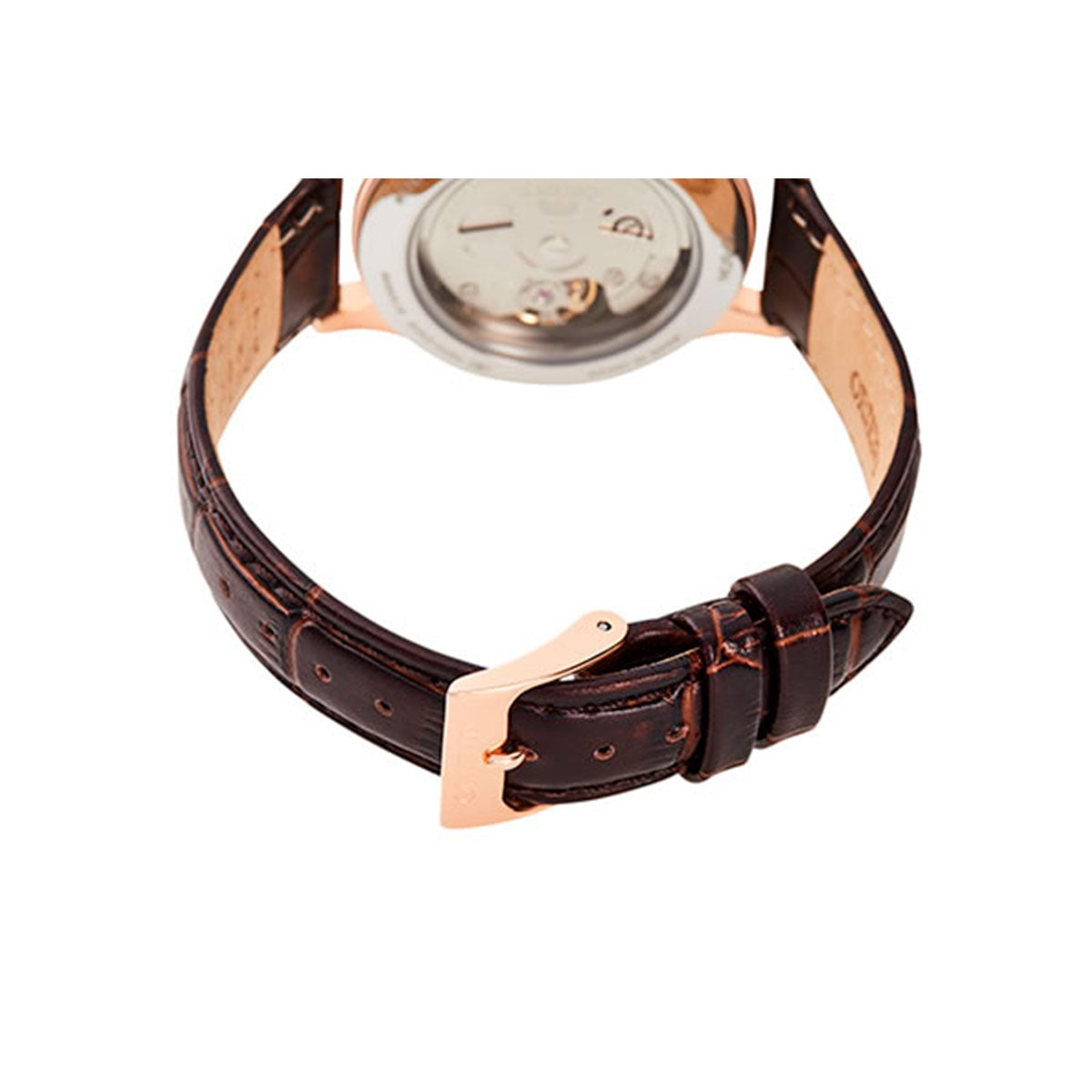 オリエント 腕時計 レディース 自動巻き 機械式 ORIENT クラシック CLASSIC セミスケルトン RN-AG0727Y