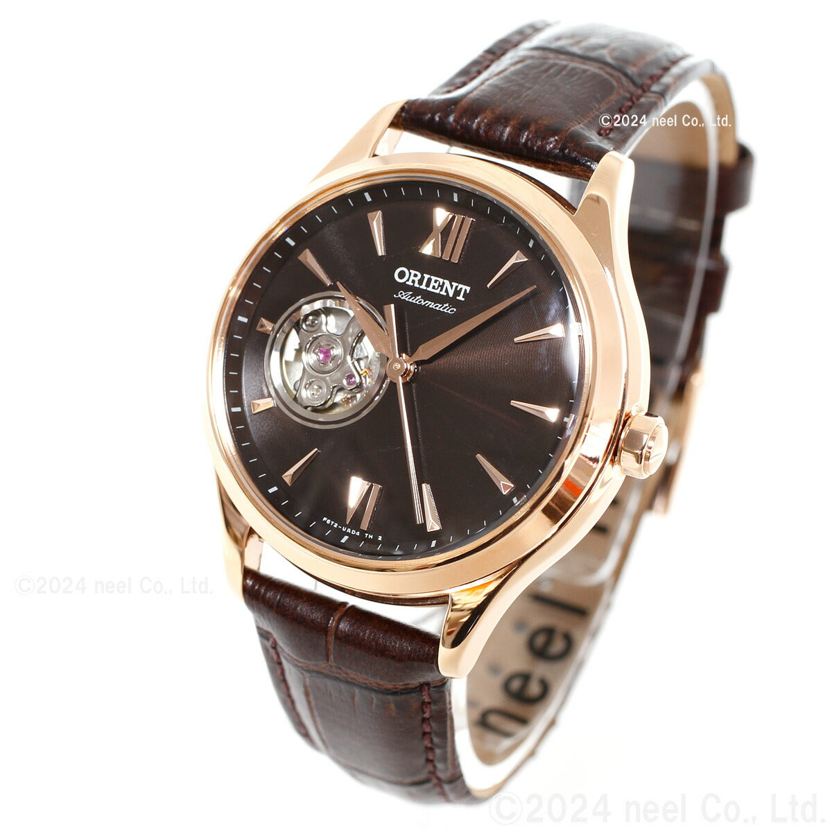 オリエント 腕時計 レディース 自動巻き 機械式 ORIENT クラシック CLASSIC セミスケルトン RN-AG0727Y