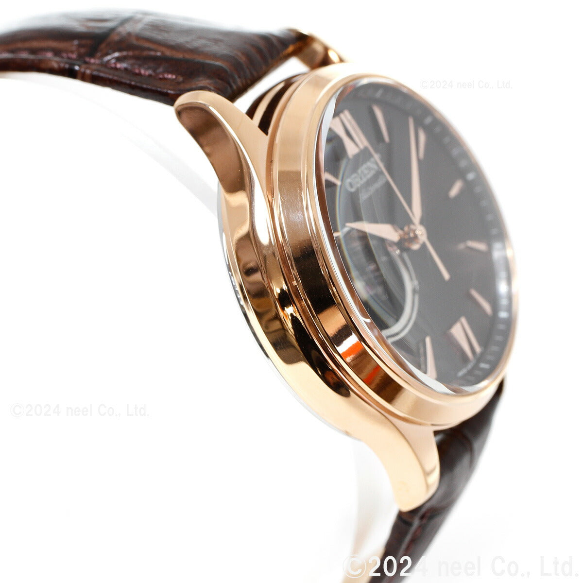 オリエント 腕時計 レディース 自動巻き 機械式 ORIENT クラシック CLASSIC セミスケルトン RN-AG0727Y