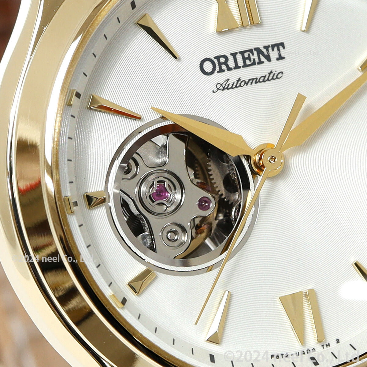 オリエント 腕時計 レディース 自動巻き 機械式 ORIENT クラシック CLASSIC セミスケルトン RN-AG0728S