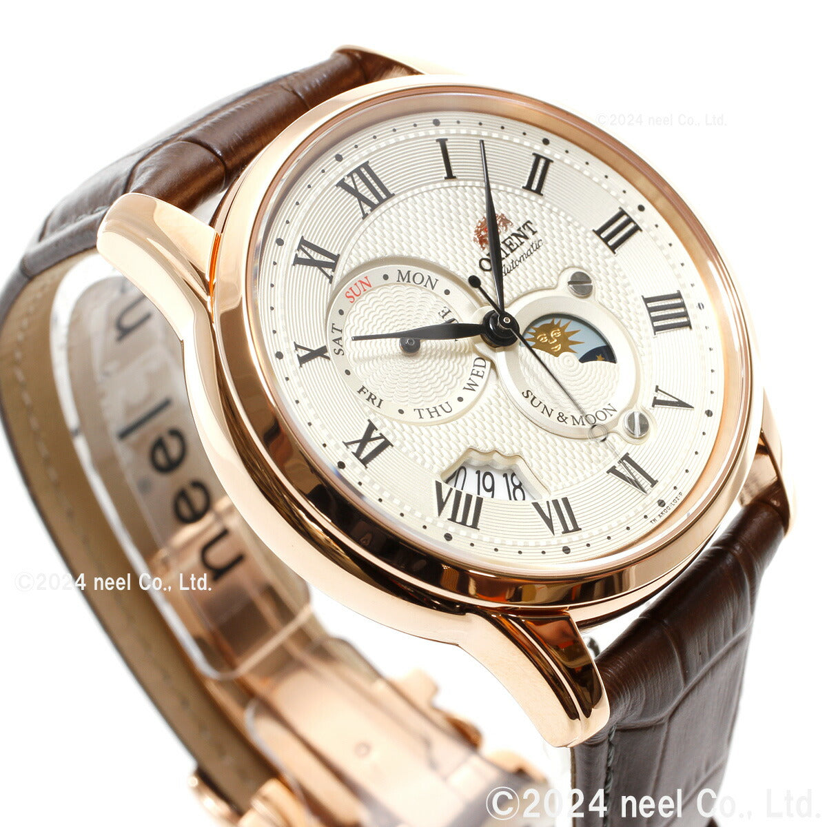 オリエント ORIENT クラシック CLASSIC 腕時計 メンズ 自動巻き オートマチック メカニカル サン&ムーン RN-AK0001S