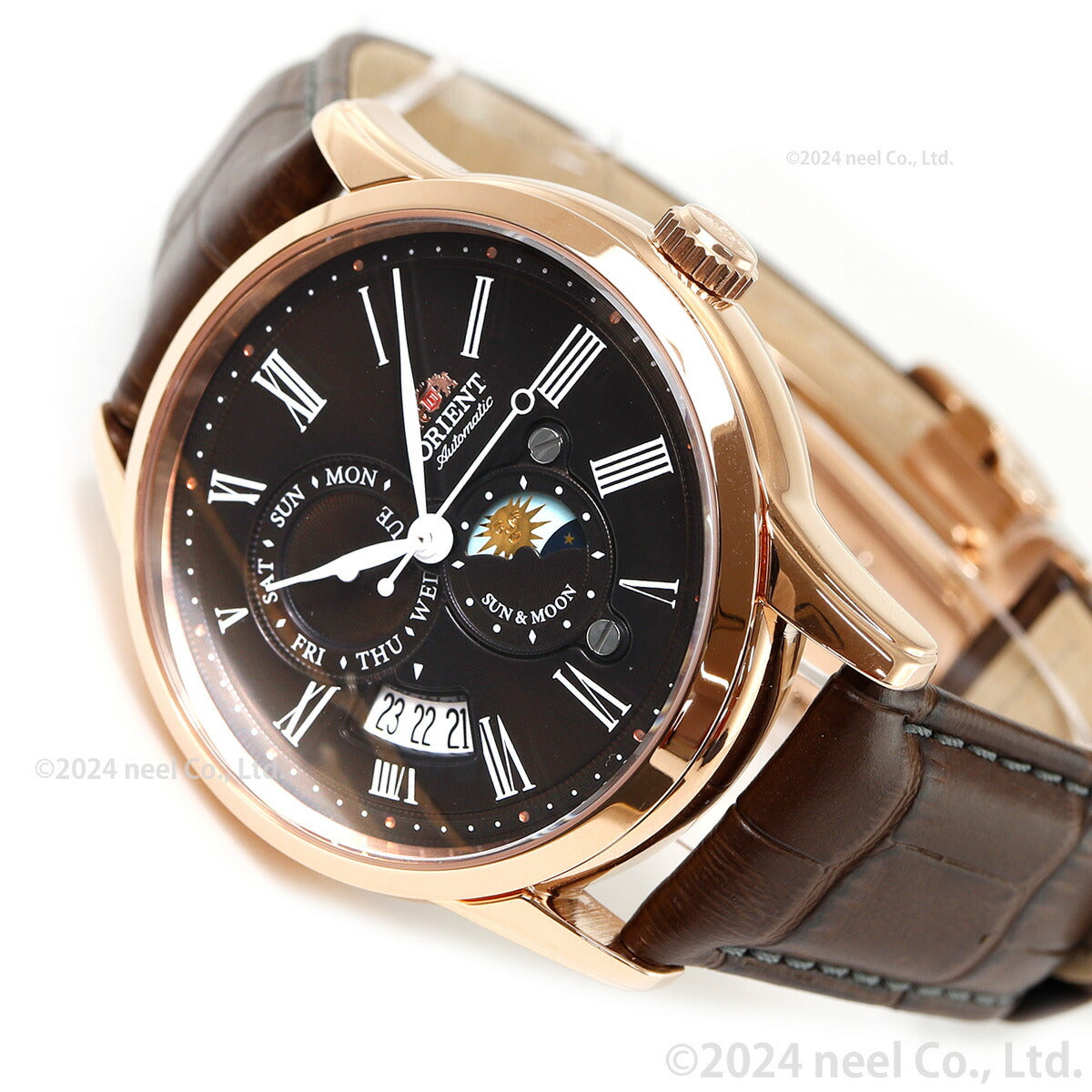 オリエント ORIENT クラシック CLASSIC 腕時計 メンズ 自動巻き オートマチック メカニカル サン&ムーン RN-AK0002Y