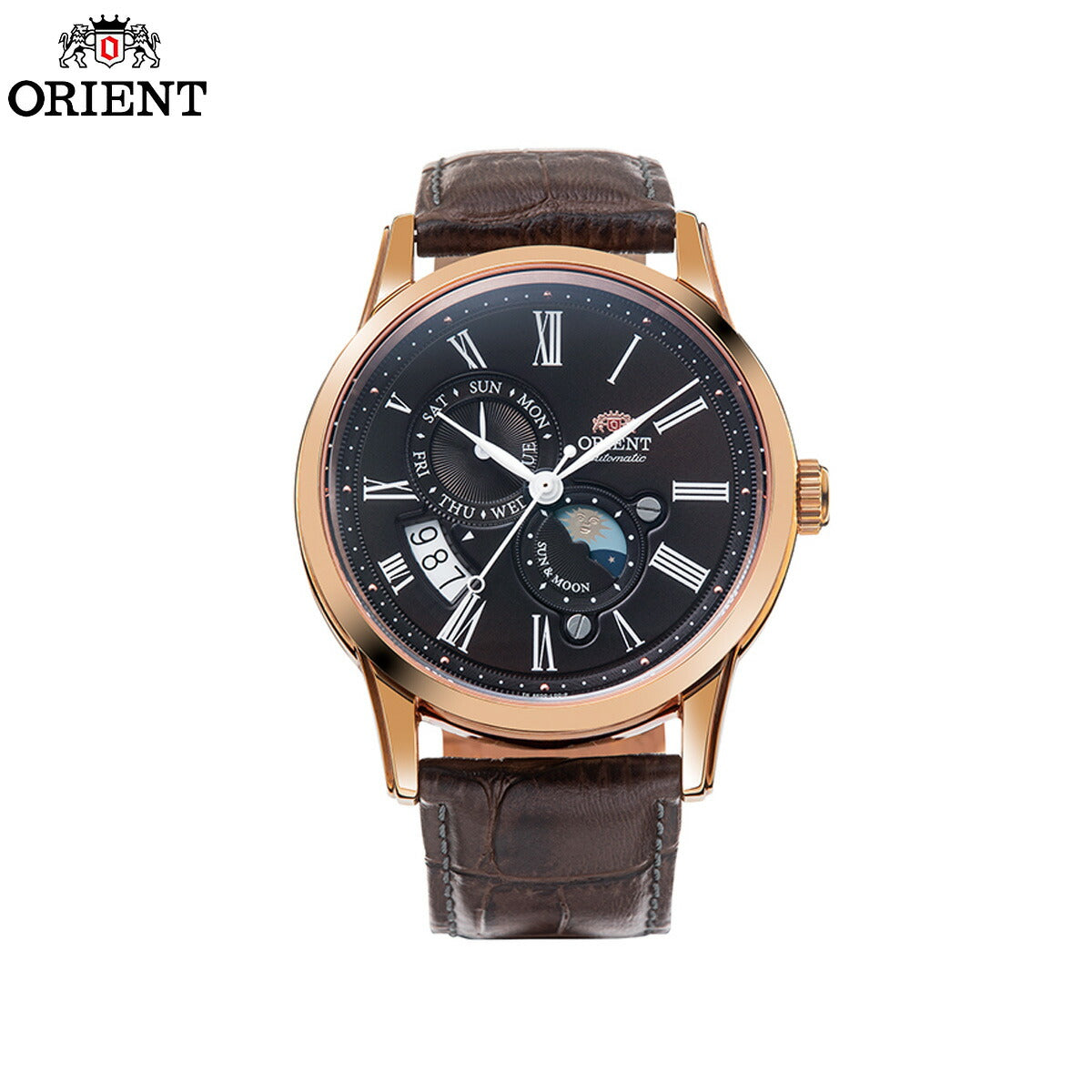 オリエント ORIENT クラシック CLASSIC 腕時計 メンズ 自動巻き オートマチック メカニカル サン&ムーン RN-AK0002Y