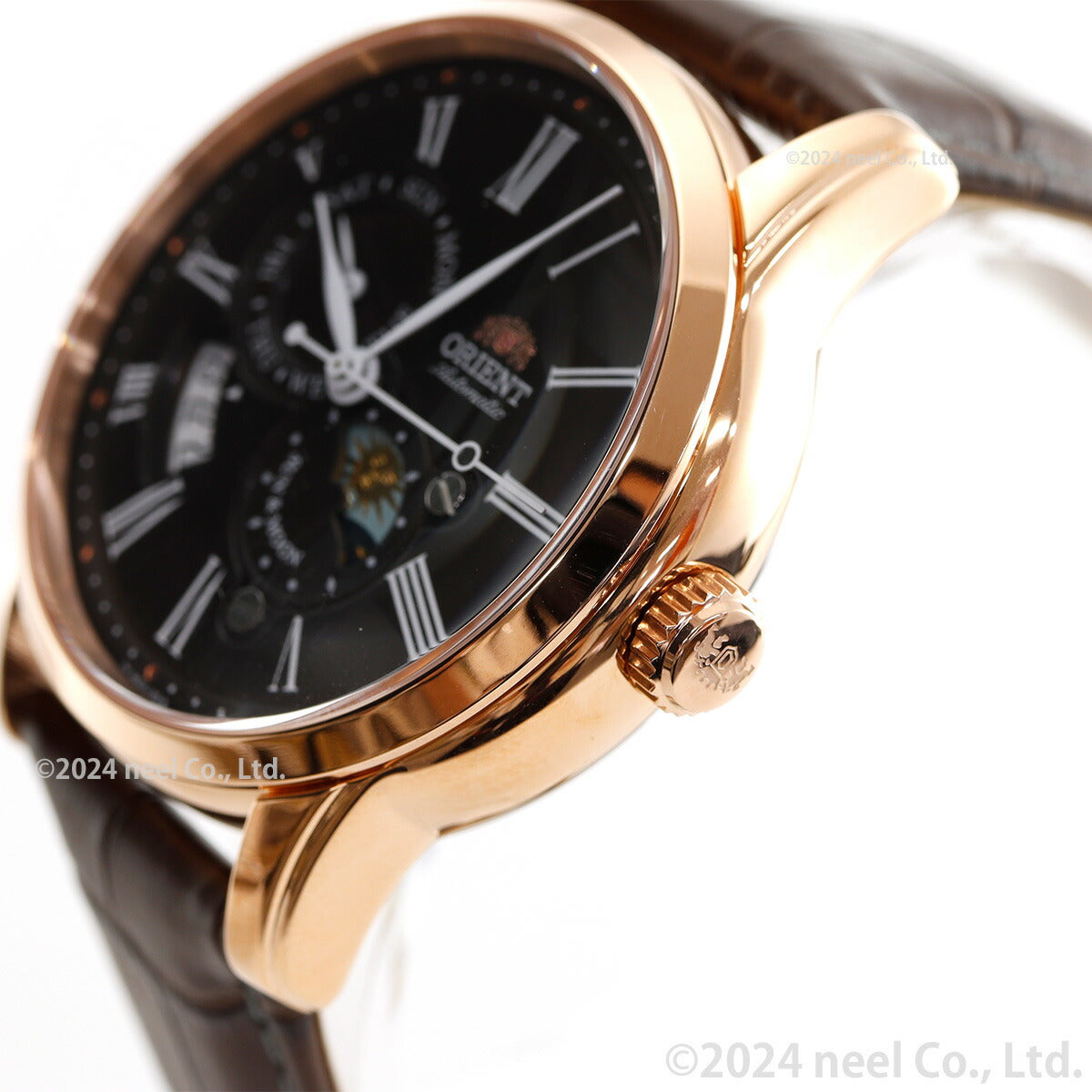 オリエント ORIENT クラシック CLASSIC 腕時計 メンズ 自動巻き オートマチック メカニカル サン&ムーン RN-AK0002Y