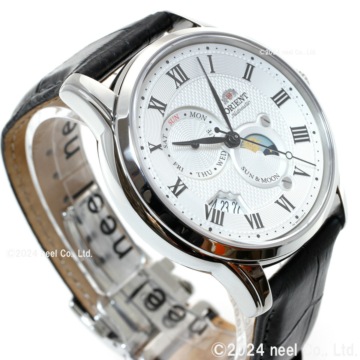 オリエント ORIENT クラシック CLASSIC 腕時計 メンズ 自動巻き オートマチック メカニカル サン&ムーン RN-AK0005S