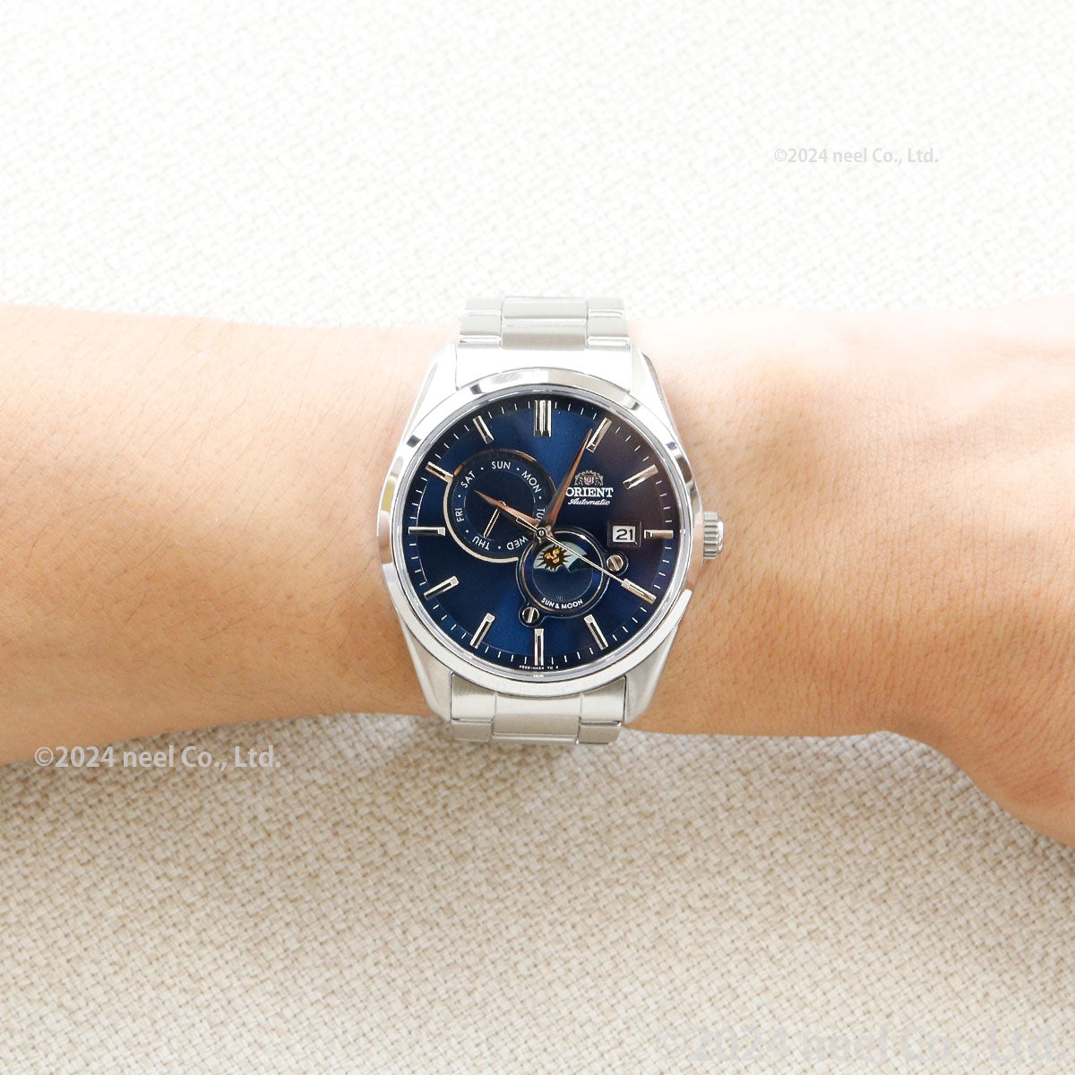 オリエント 腕時計 メンズ 自動巻き 機械式 ORIENT コンテンポラリー CONTEMPORARY サン&ムーン RN-AK0303L