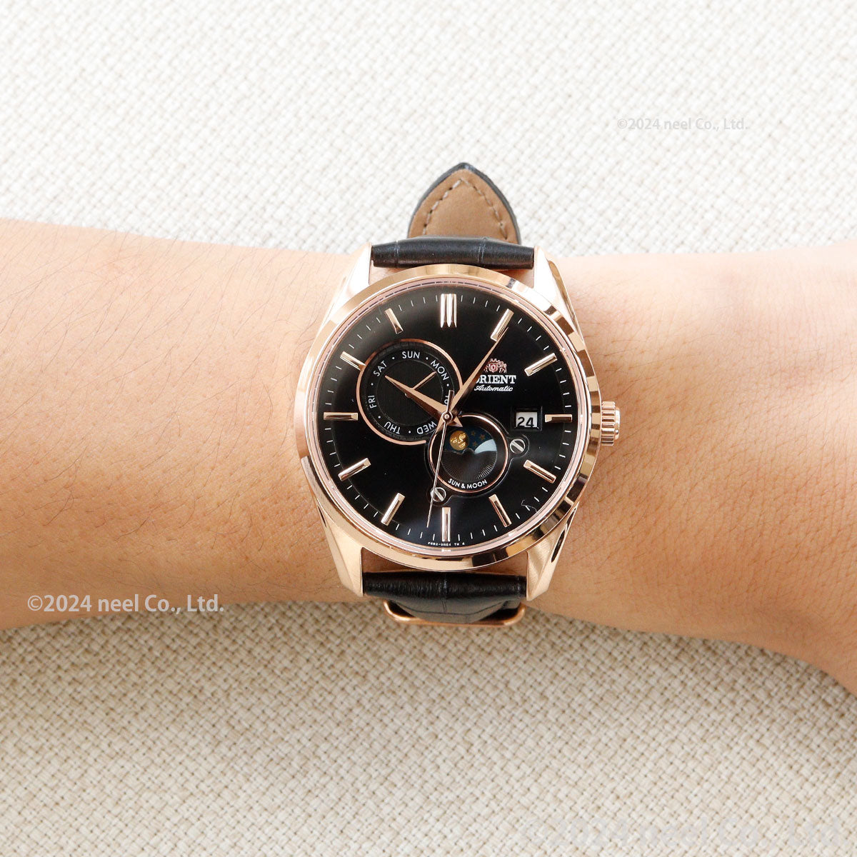 オリエント 腕時計 メンズ 自動巻き 機械式 ORIENT コンテンポラリー CONTEMPORARY サン&ムーン RN-AK0304B