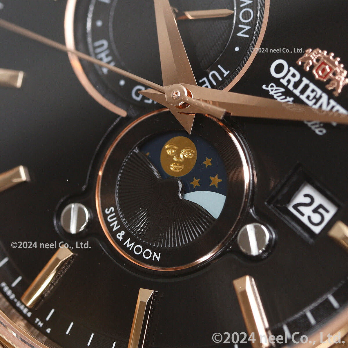 オリエント 腕時計 メンズ 自動巻き 機械式 ORIENT コンテンポラリー CONTEMPORARY サン&ムーン RN-AK0304B