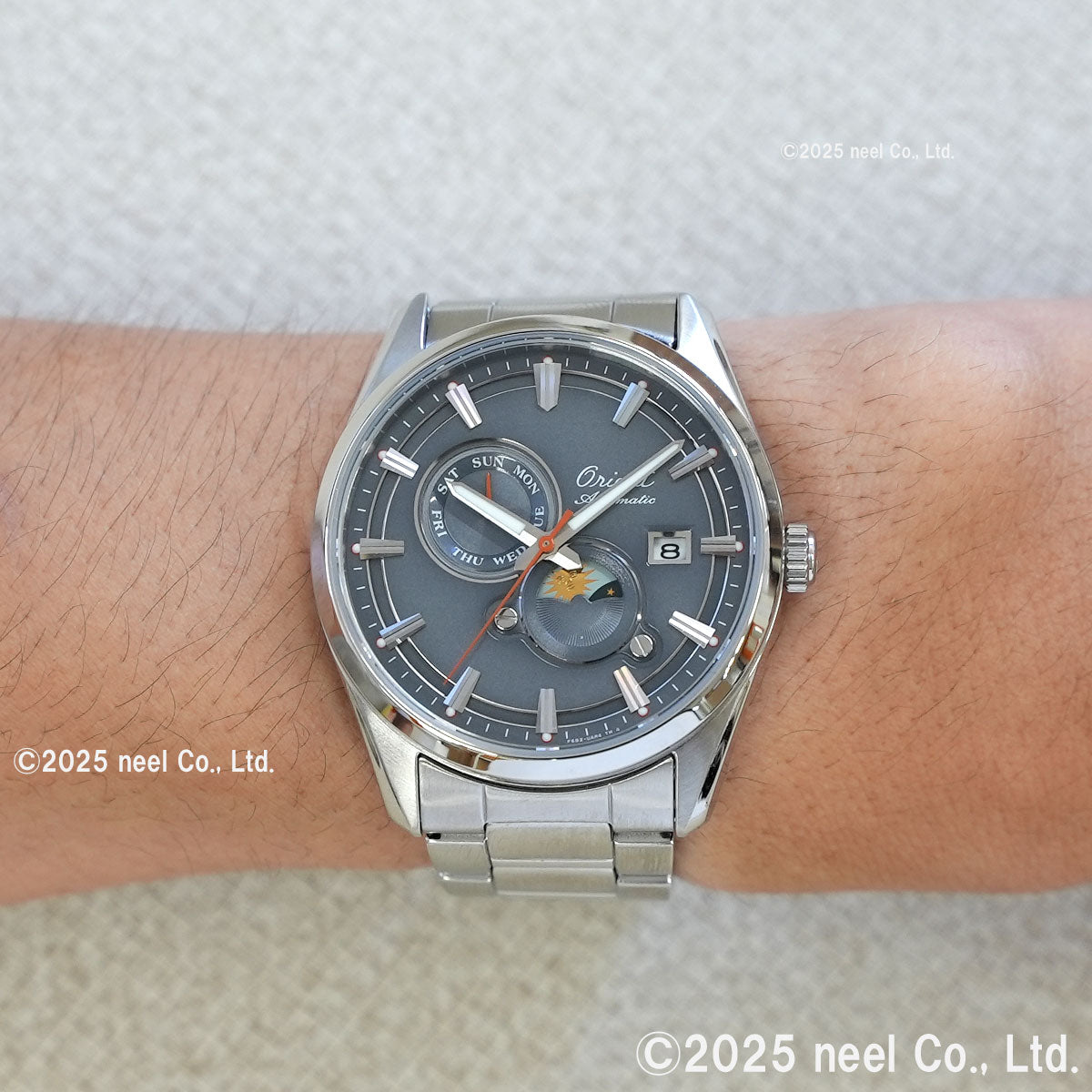 オリエント ORIENT コンテンポラリー 国内200本限定 腕時計 メンズ 自動巻 機械式 RN-AK0311N オリエントストレット Orient Stretto サン&ムーン【2025 新作】