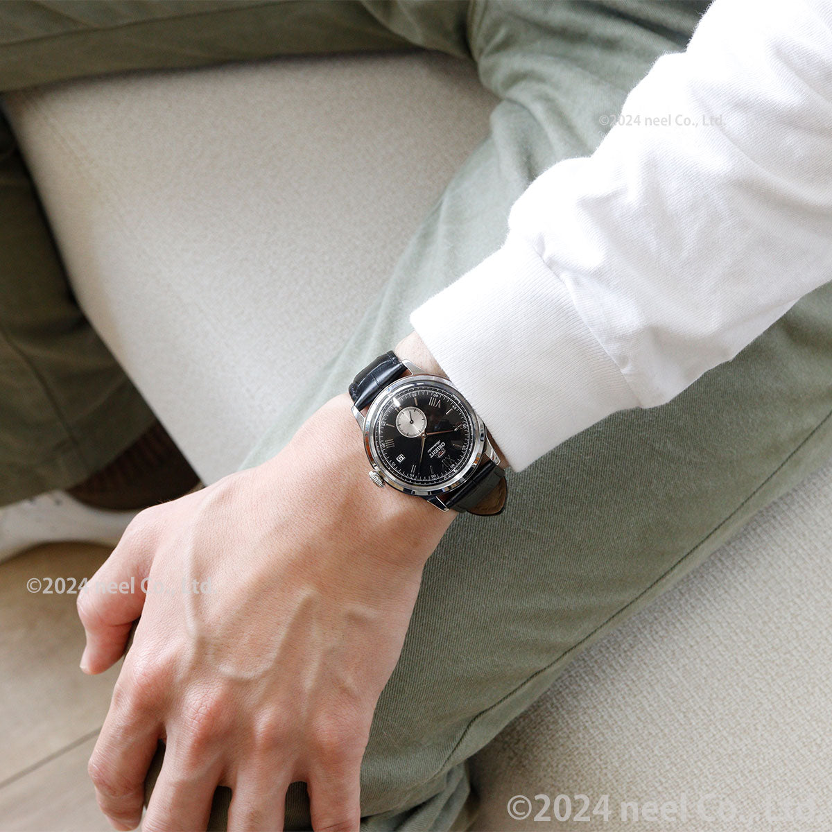 オリエント ORIENT クラシック バンビーノ Bambino 腕時計 メンズ 自動巻 手巻 機械式 RN-AP0101B