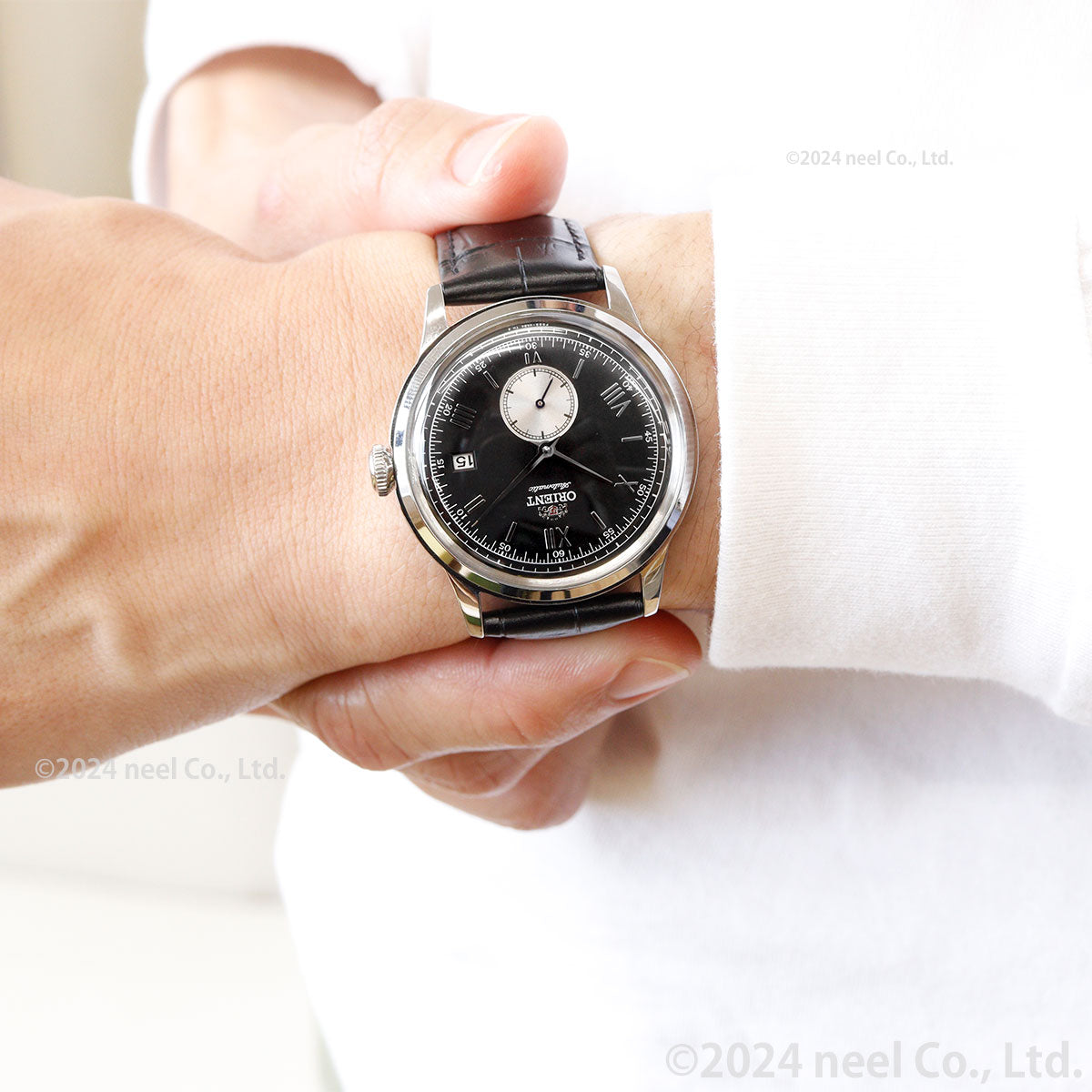 オリエント ORIENT クラシック バンビーノ Bambino 腕時計 メンズ 自動巻 手巻 機械式 RN-AP0101B