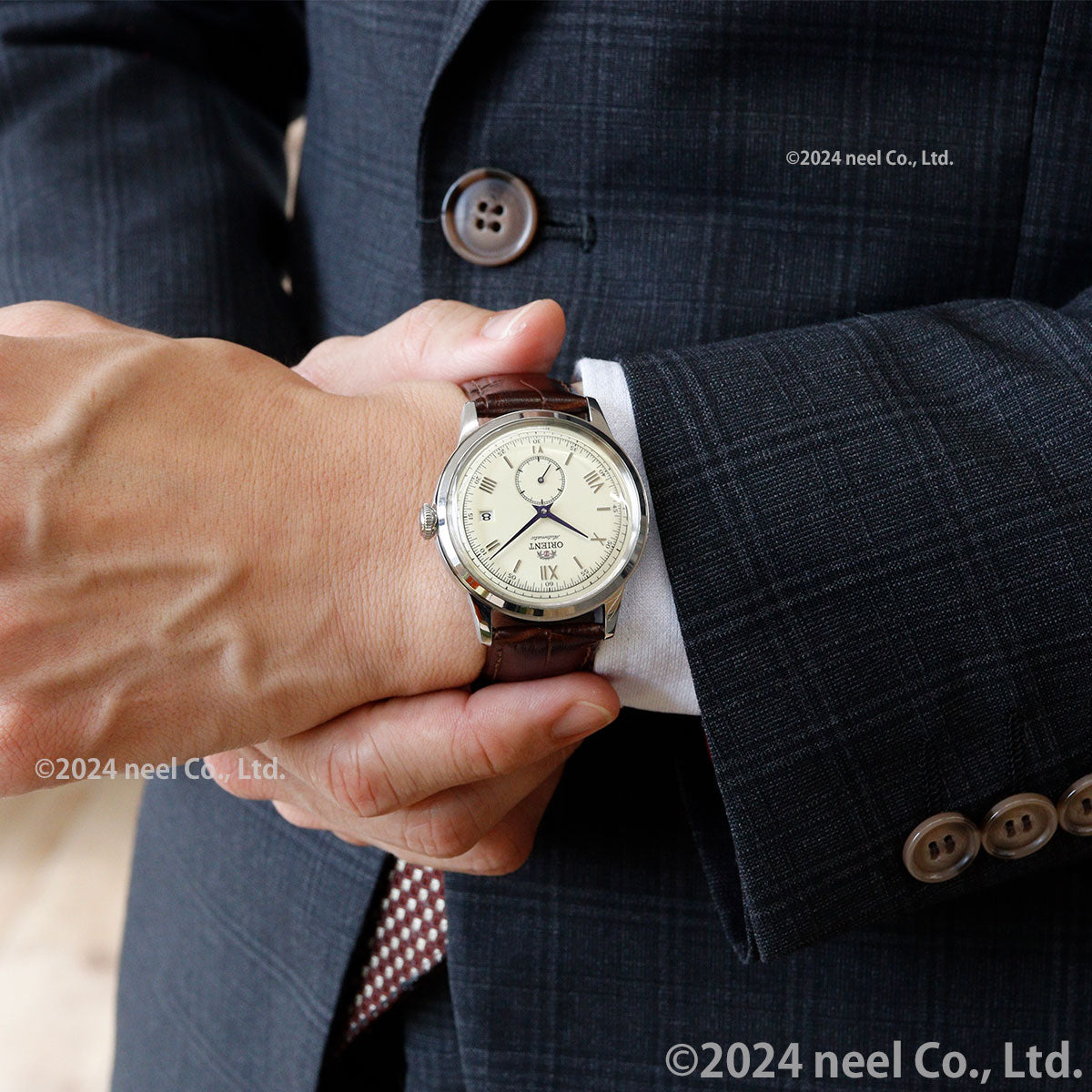 オリエント ORIENT クラシック バンビーノ Bambino 腕時計 メンズ 自動巻 手巻 機械式 RN-AP0105Y
