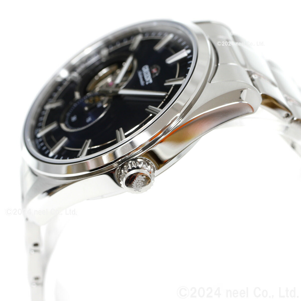 オリエント 腕時計 メンズ 自動巻き 機械式 ORIENT コンテンポラリー CONTEMPORARY セミスケルトン RN-AR0002L