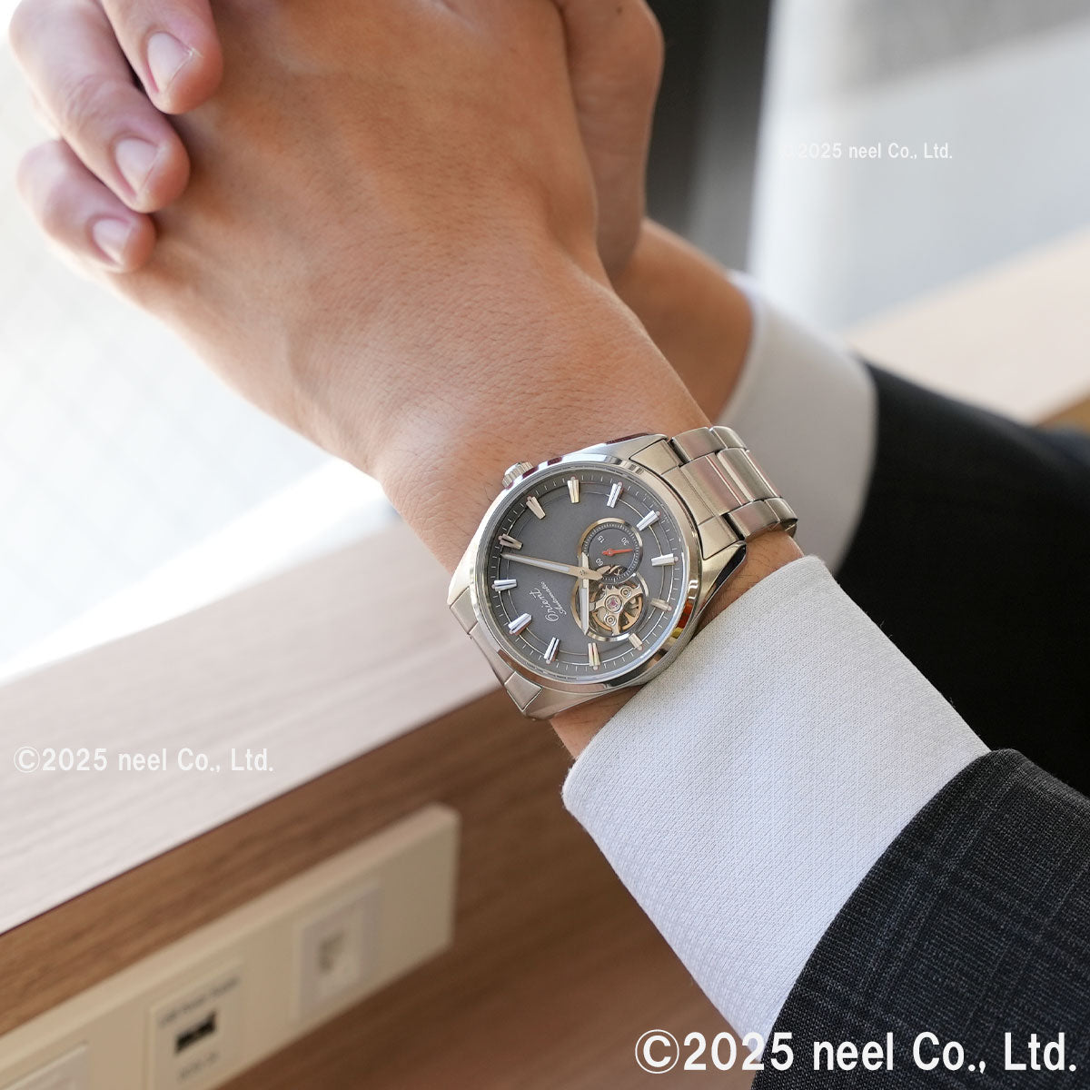 オリエント ORIENT コンテンポラリー 国内200本限定 腕時計 メンズ 自動巻 機械式 RN-AR0012N オリエントストレット Orient Stretto セミスケルトン【2025 新作】