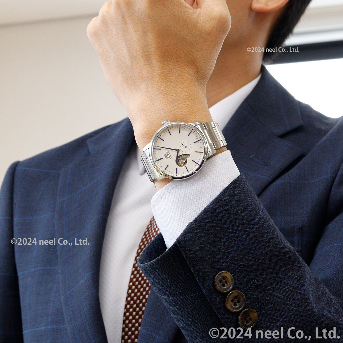 オリエント ORIENT 腕時計 メンズ 自動巻き メカニカル コンテンポラリー CONTEMPORARY セミスケルトン RN-AR0102S