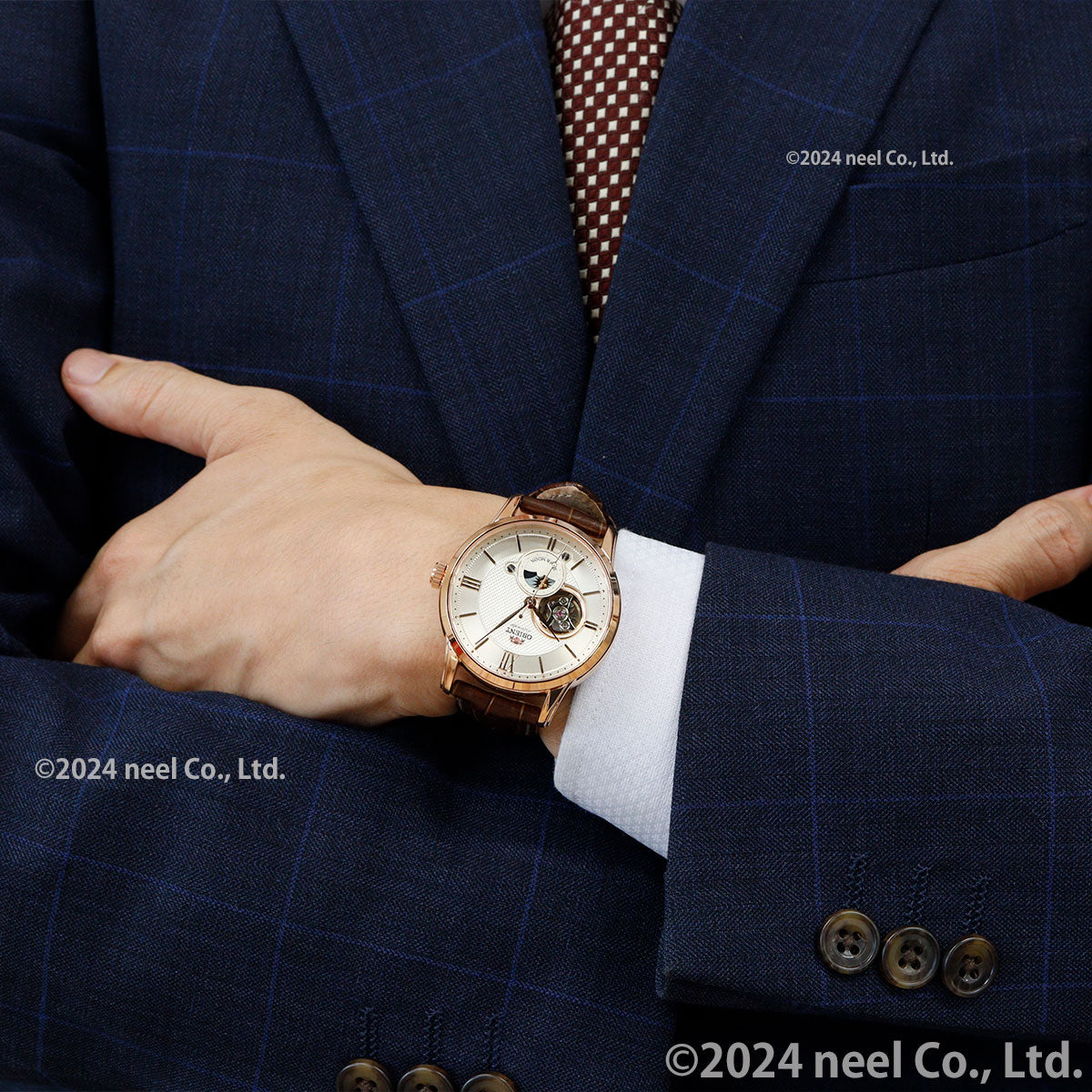 オリエント ORIENT クラシック CLASSIC 腕時計 メンズ 自動巻き オートマチック メカニカル サン&ムーン RN-AS0002S