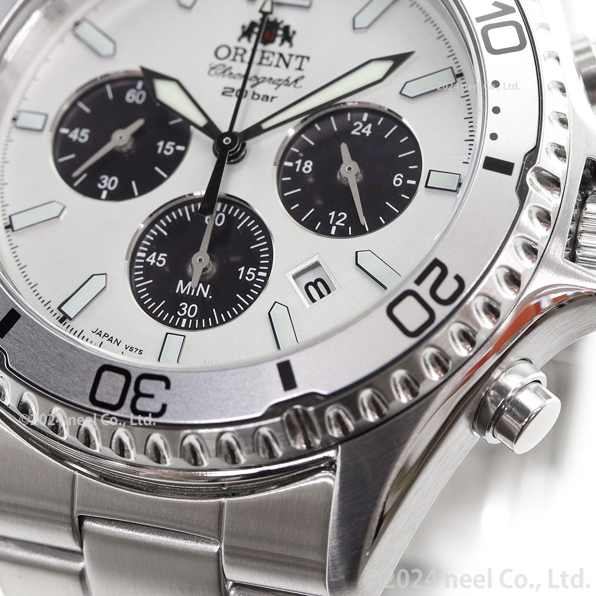 オリエント ORIENT スポーツ マコ Mako 腕時計 メンズ 自動巻 ソーラーパワード WWFジャパンコラボレーション 数量限定 専用BOX付 RN-TX0205S