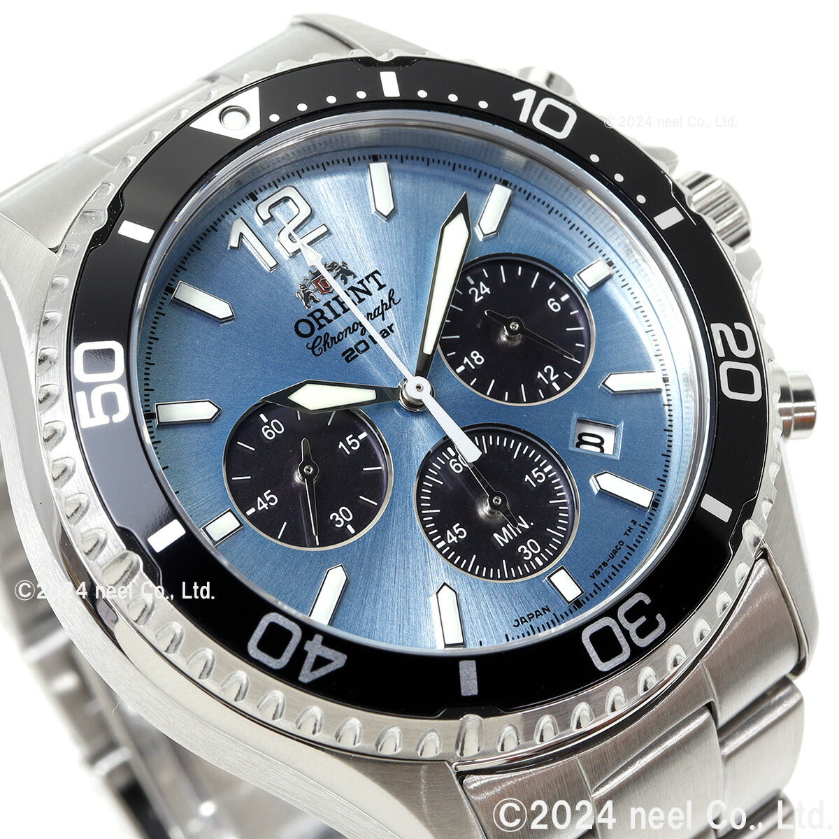オリエント ORIENT スポーツ マコ Mako ソーラーパワード クロノグラフ 腕時計 メンズ RN-TX0206L