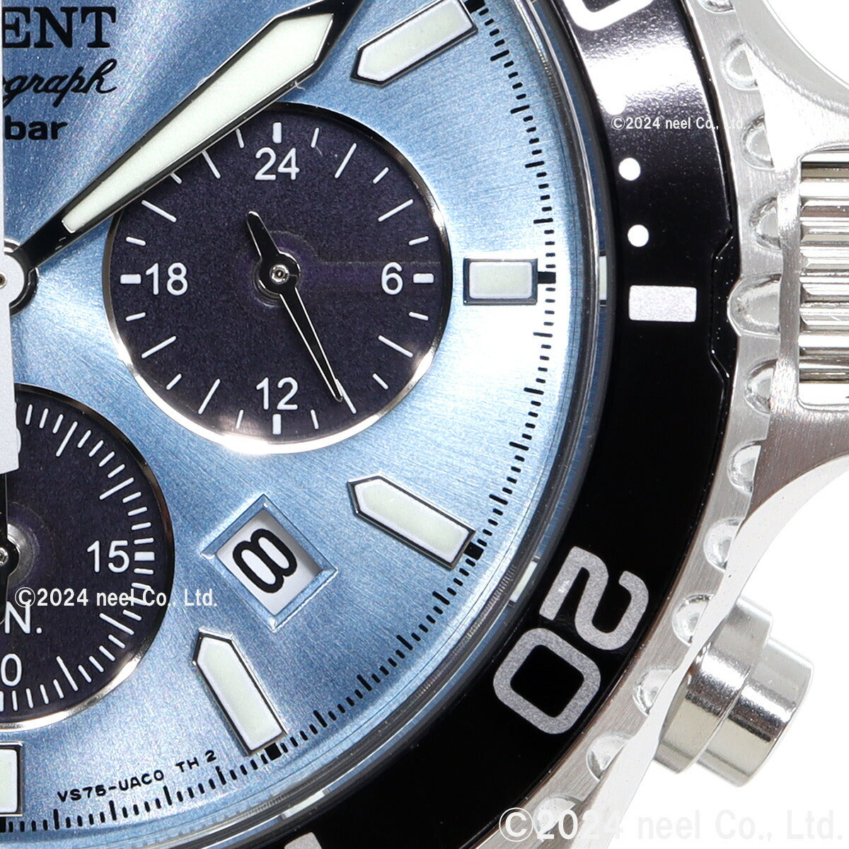 オリエント ORIENT スポーツ マコ Mako ソーラーパワード クロノグラフ 腕時計 メンズ RN-TX0206L