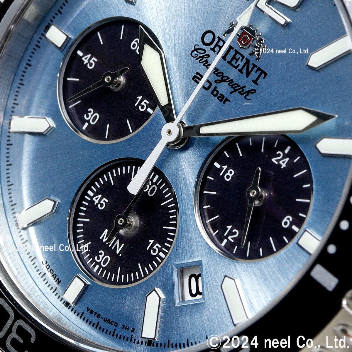 オリエント ORIENT スポーツ マコ Mako ソーラーパワード クロノグラフ 腕時計 メンズ RN-TX0206L