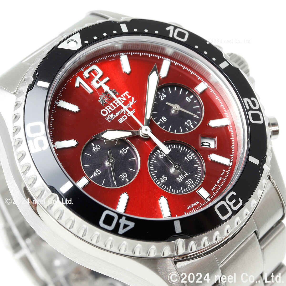 オリエント ORIENT スポーツ マコ Mako ソーラーパワード クロノグラフ 腕時計 メンズ RN-TX0207R
