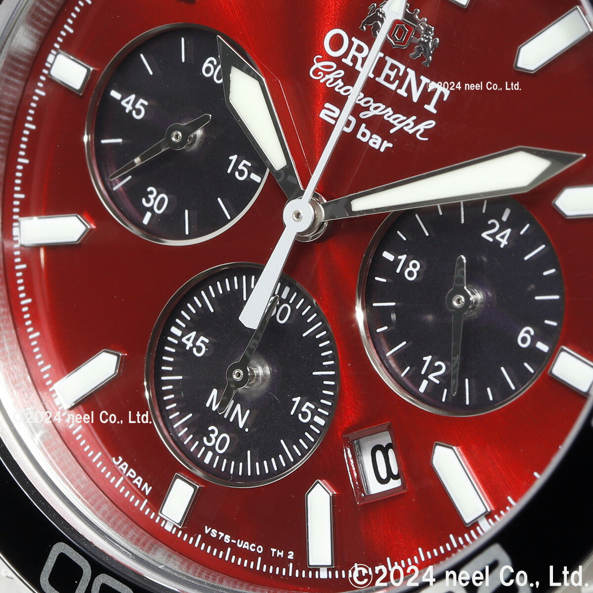 オリエント ORIENT スポーツ マコ Mako ソーラーパワード クロノグラフ 腕時計 メンズ RN-TX0207R