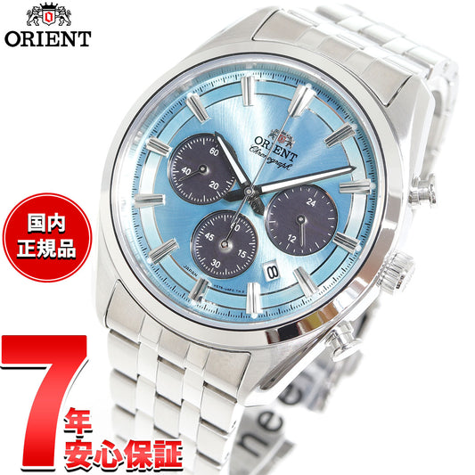 オリエント ORIENT コンテンポラリー ソーラーパワード クロノグラフ 腕時計 メンズ RN-TX0304L
