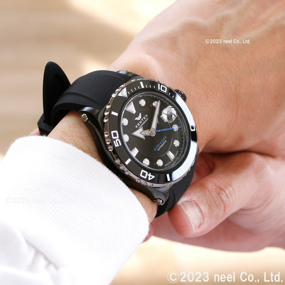 ケンテックス KENTEX 腕時計 時計 メンズ ダイバーズ 自動巻き マリンマン シーホースII 日本製 S706M-23