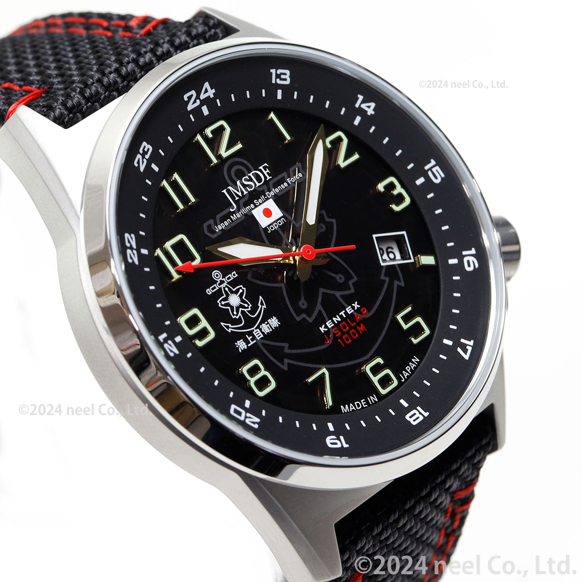 ケンテックス KENTEX ソーラー 腕時計 時計 メンズ JSDF SOLAR STANDARD 海上自衛隊モデル 日本製 S715M-3