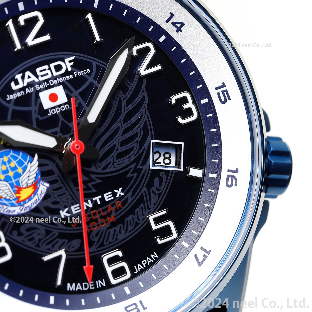 ケンテックス KENTEX JSDF 航空自衛隊モデル ブルーインパルス ソーラー 腕時計 時計 メンズ 日本製 S715M-7