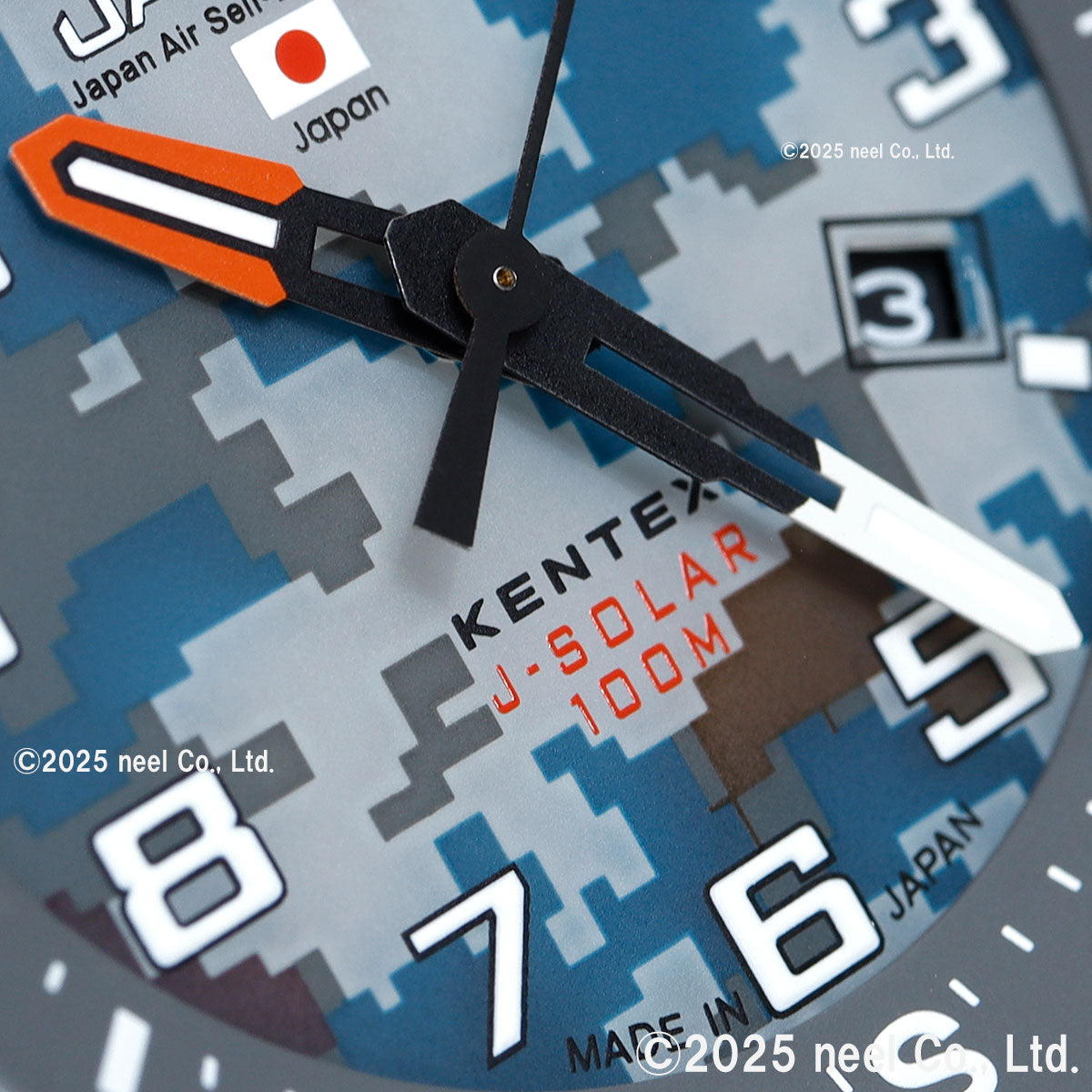 ケンテックス KENTEX 日本製 ソーラー 腕時計 メンズ JSDF コンバットソーラー 空自迷彩モデル JASDF Combat Solar 空軍 S715M-17【2024 新作】