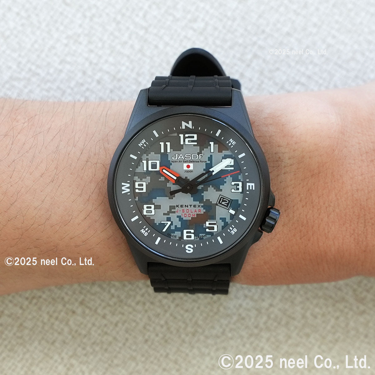 ケンテックス KENTEX 日本製 ソーラー 腕時計 メンズ JSDF コンバットソーラー 空自迷彩モデル JASDF Combat Solar 空軍 S715M-17【2024 新作】