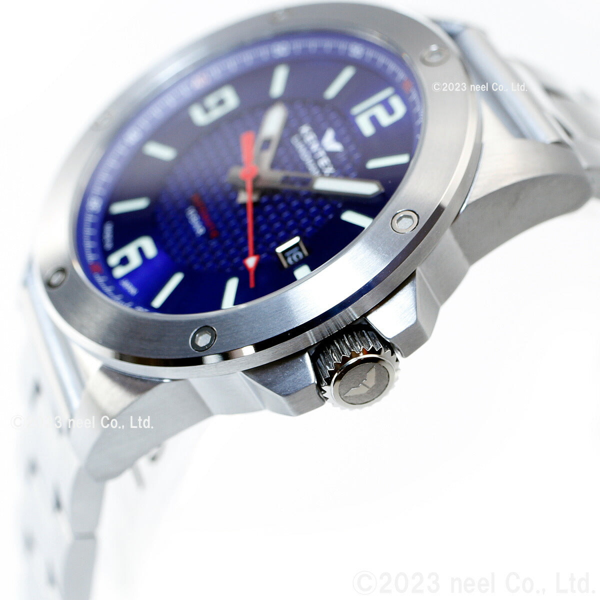ケンテックス KENTEX 限定モデル 腕時計 時計 メンズ ランドマン アドベンチャー デイト 日本製 S763X-3
