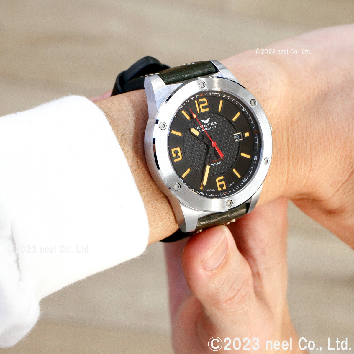 ケンテックス KENTEX 限定モデル 腕時計 時計 メンズ ランドマン アドベンチャー デイト 日本製 S763X-4