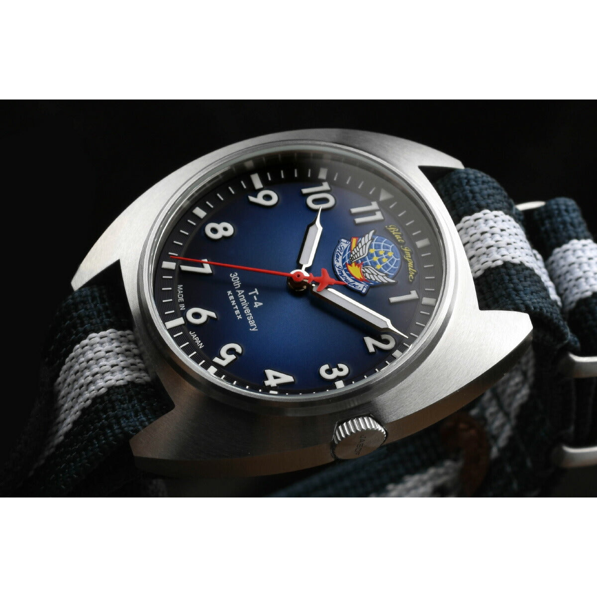 ケンテックス KENTEX ブルーインパルス クラシックスタンダード T-4 30周年記念モデル 限定300本 Blue Impulse 腕時計 メンズ 日本製 S798M-06【2025 新作】