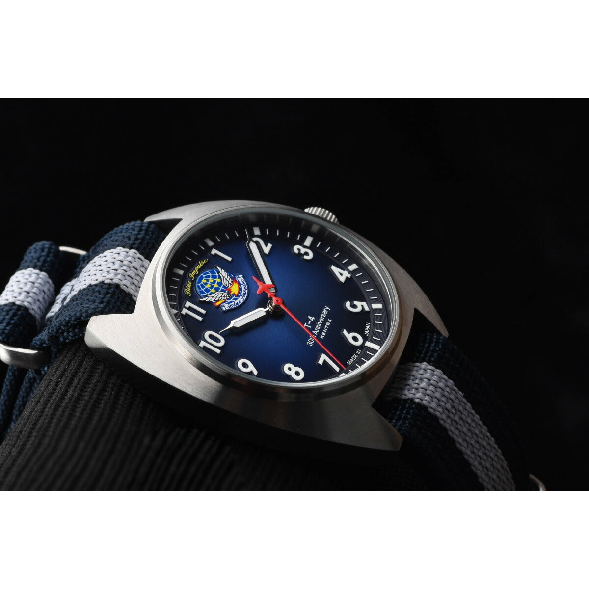 ケンテックス KENTEX ブルーインパルス クラシックスタンダード T-4 30周年記念モデル 限定300本 Blue Impulse 腕時計 メンズ 日本製 S798M-06【2025 新作】