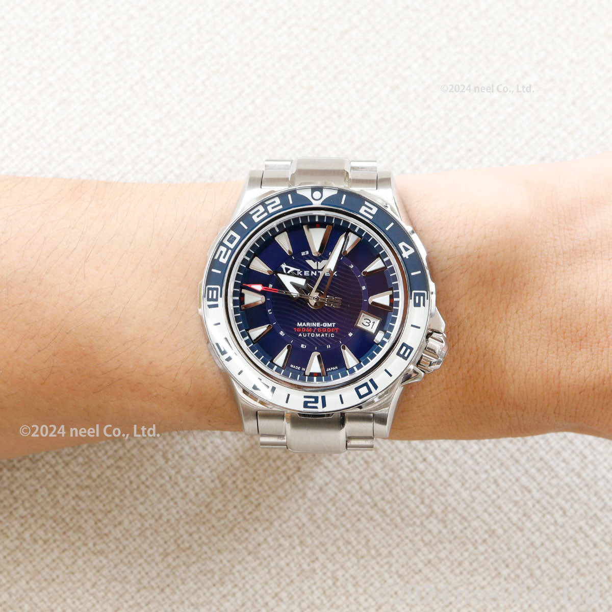 ケンテックス KENTEX マリン GMT 限定モデル 腕時計 時計 メンズ 自動巻き MARINE GMT 日本製 S820X-2