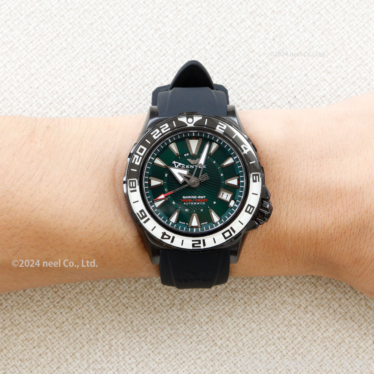ケンテックス KENTEX マリン GMT 限定モデル 腕時計 時計 メンズ 自動巻き MARINE GMT 日本製 S820X-3