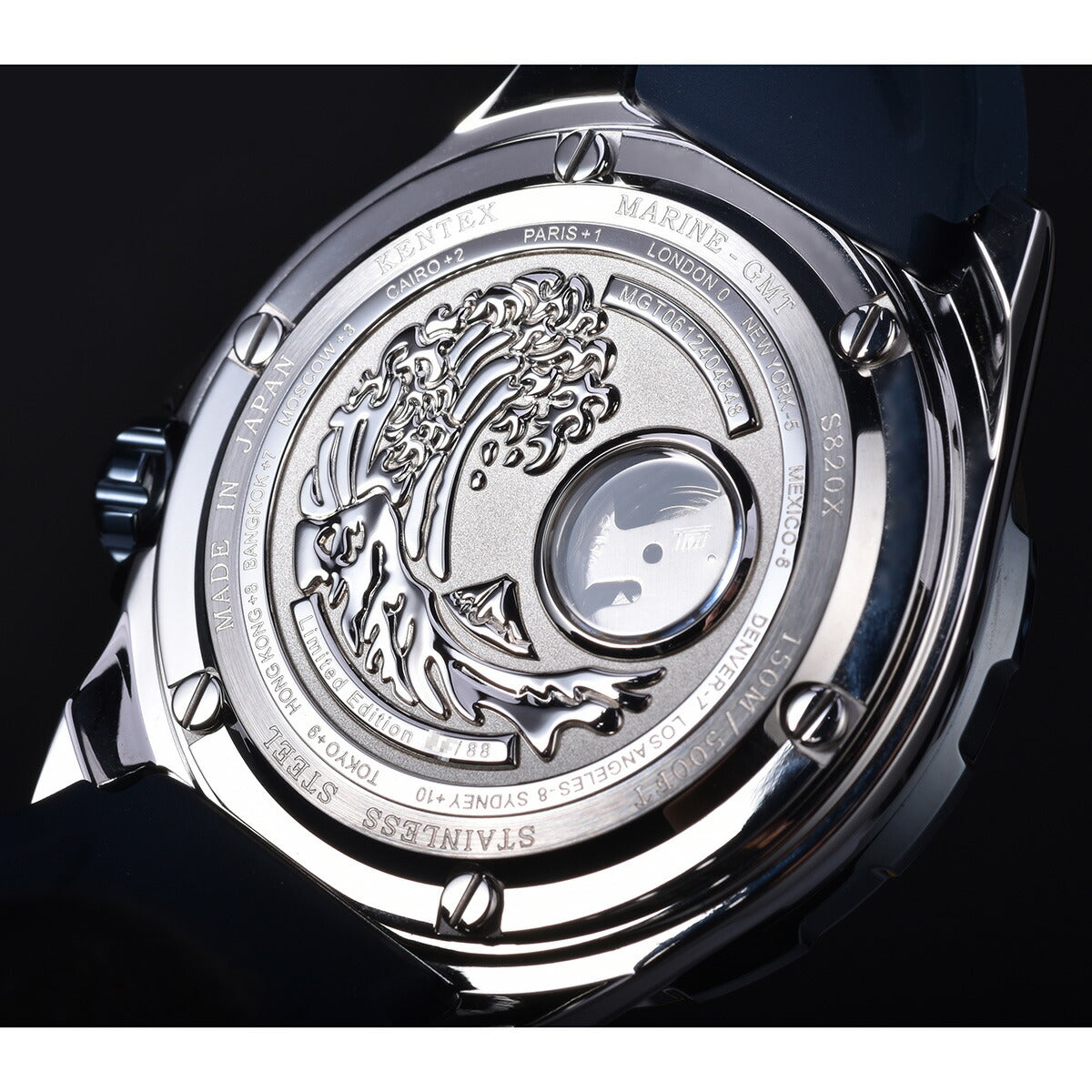 ケンテックス KENTEX マリン GMT 限定モデル 腕時計 メンズ 自動巻き MARINE GMT S820X-06【2024 新作】
