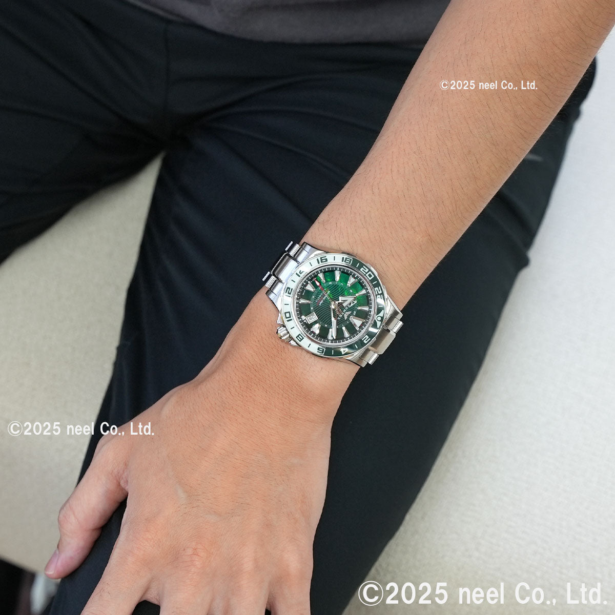 ケンテックス KENTEX マリンGMT グリーンMOP 限定188本 MARINE GMT Green-MOP 腕時計 メンズ 自動巻き 日本製 S820X-11【2025 新作】