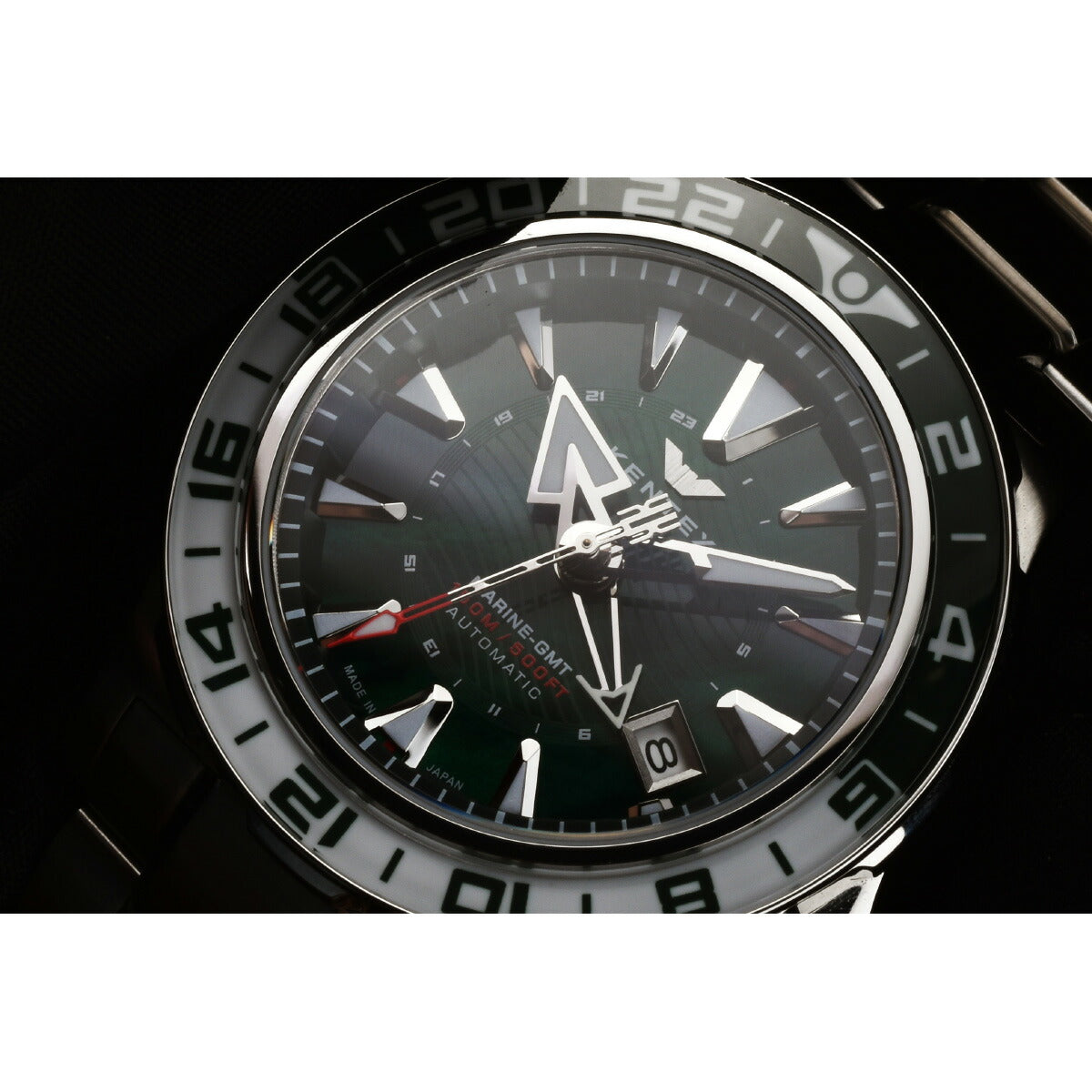 ケンテックス KENTEX マリンGMT グリーンMOP 限定188本 MARINE GMT Green-MOP 腕時計 メンズ 自動巻き 日本製 S820X-11【2025 新作】