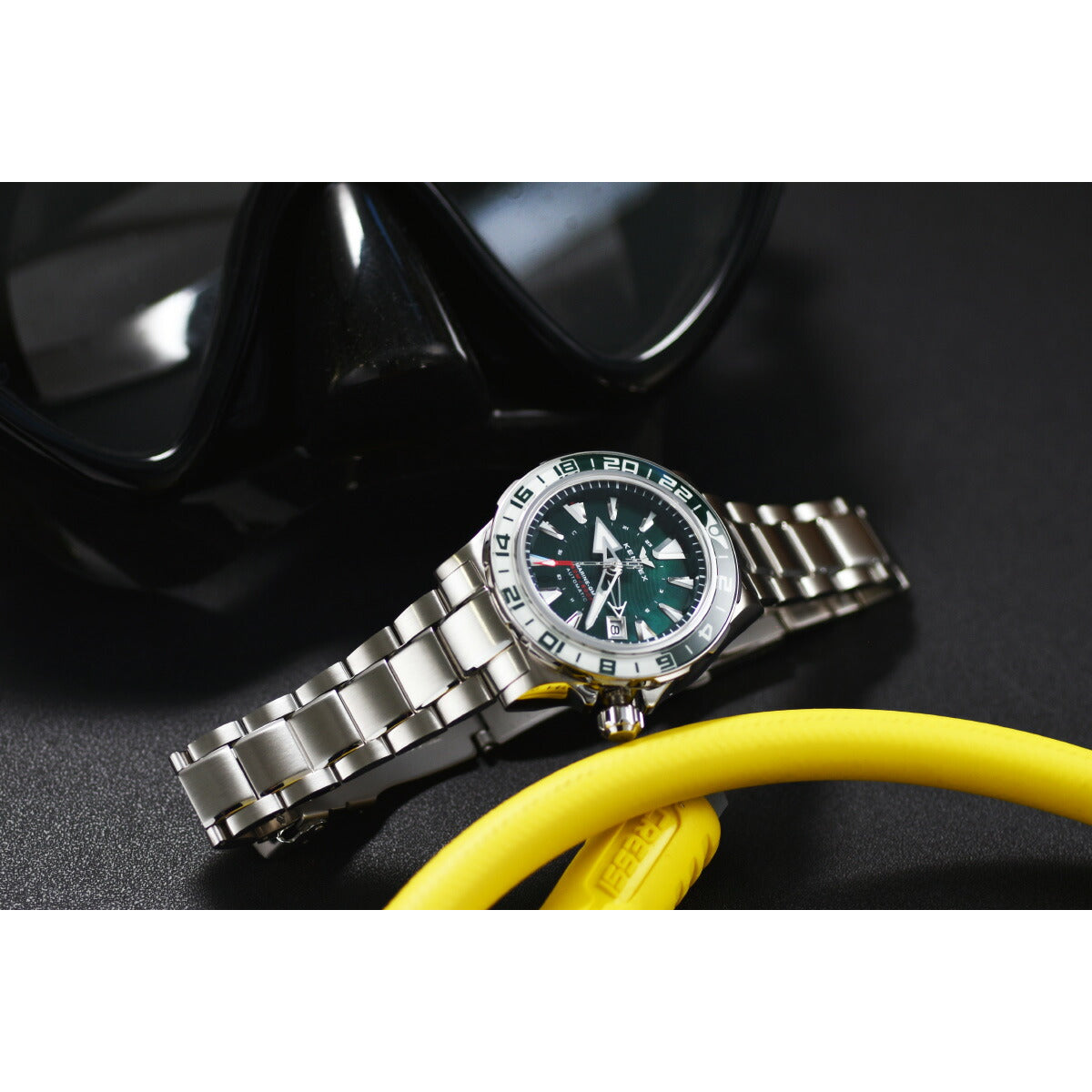 ケンテックス KENTEX マリンGMT グリーンMOP 限定188本 MARINE GMT Green-MOP 腕時計 メンズ 自動巻き 日本製 S820X-11【2025 新作】