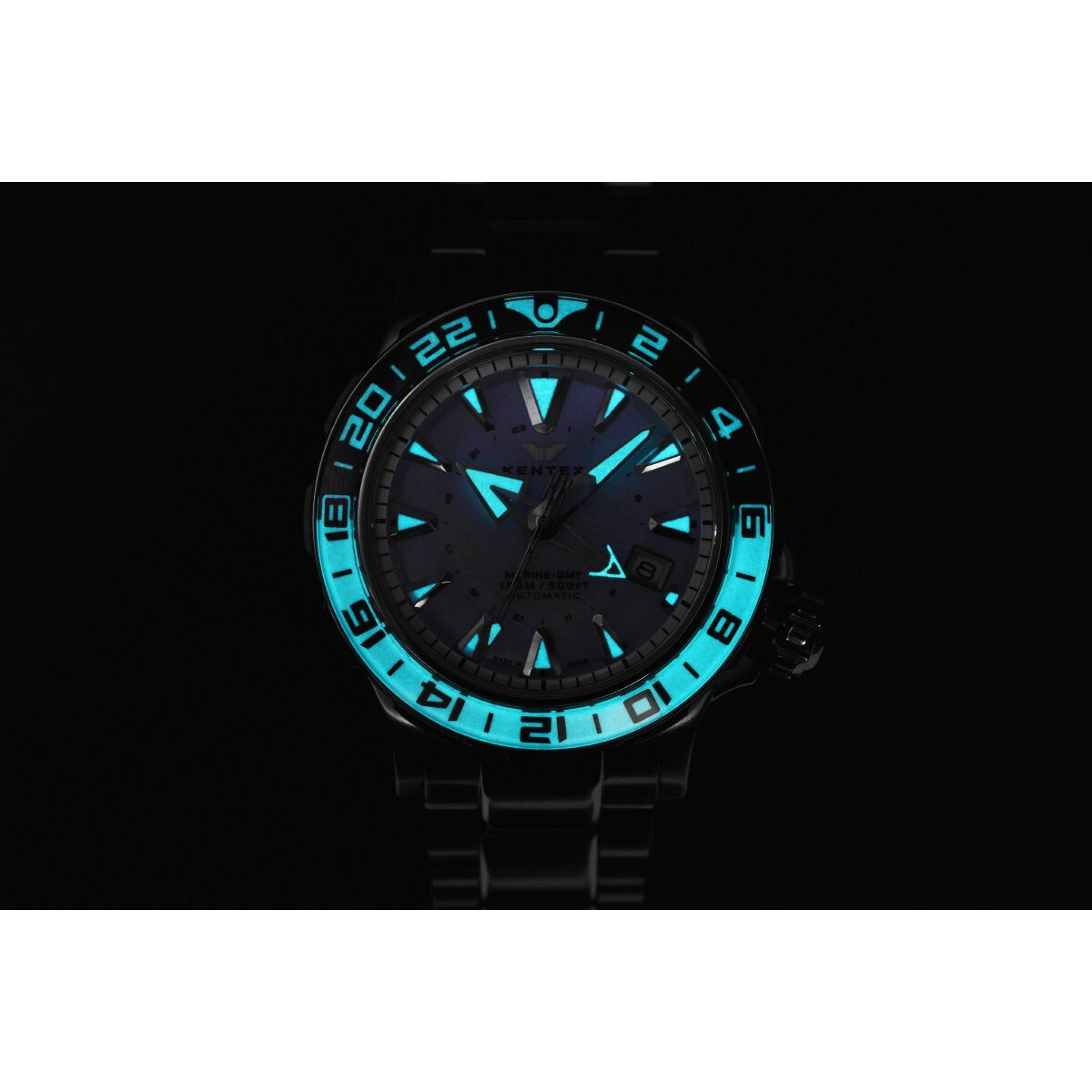 ケンテックス KENTEX マリンGMT アイスブルーMOP 限定99本 MARINE GMT IceBlue-MOP 腕時計 メンズ 自動巻き 日本製 S820X-12【2025 新作】