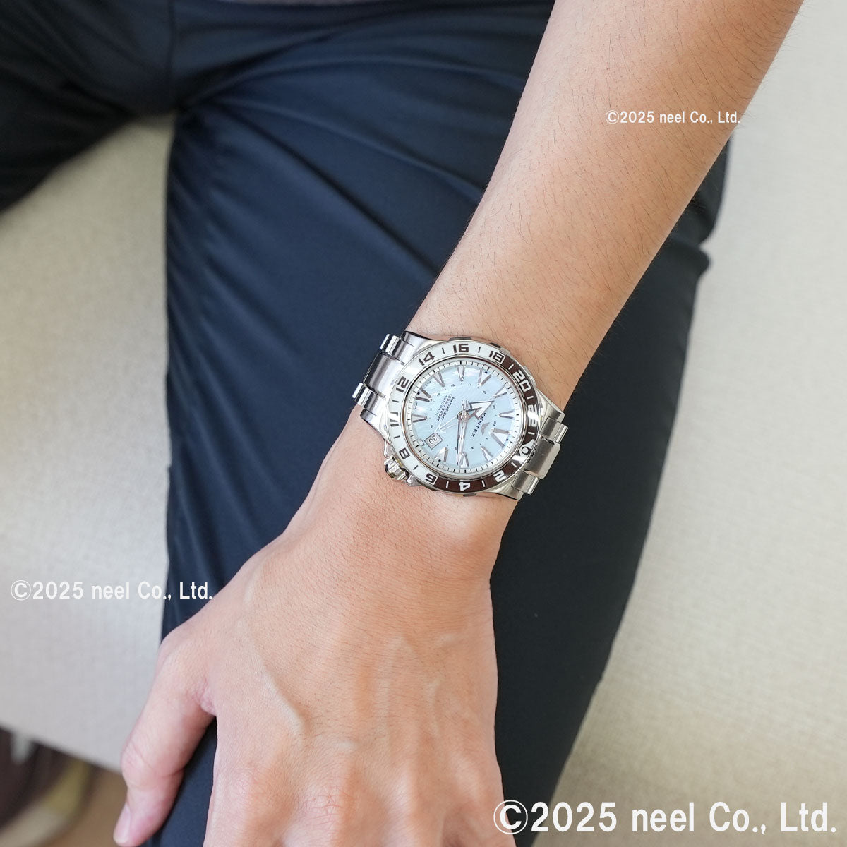 ケンテックス KENTEX マリンGMT アイスブルーMOP 限定99本 MARINE GMT IceBlue-MOP 腕時計 メンズ 自動巻き 日本製 S820X-12【2025 新作】