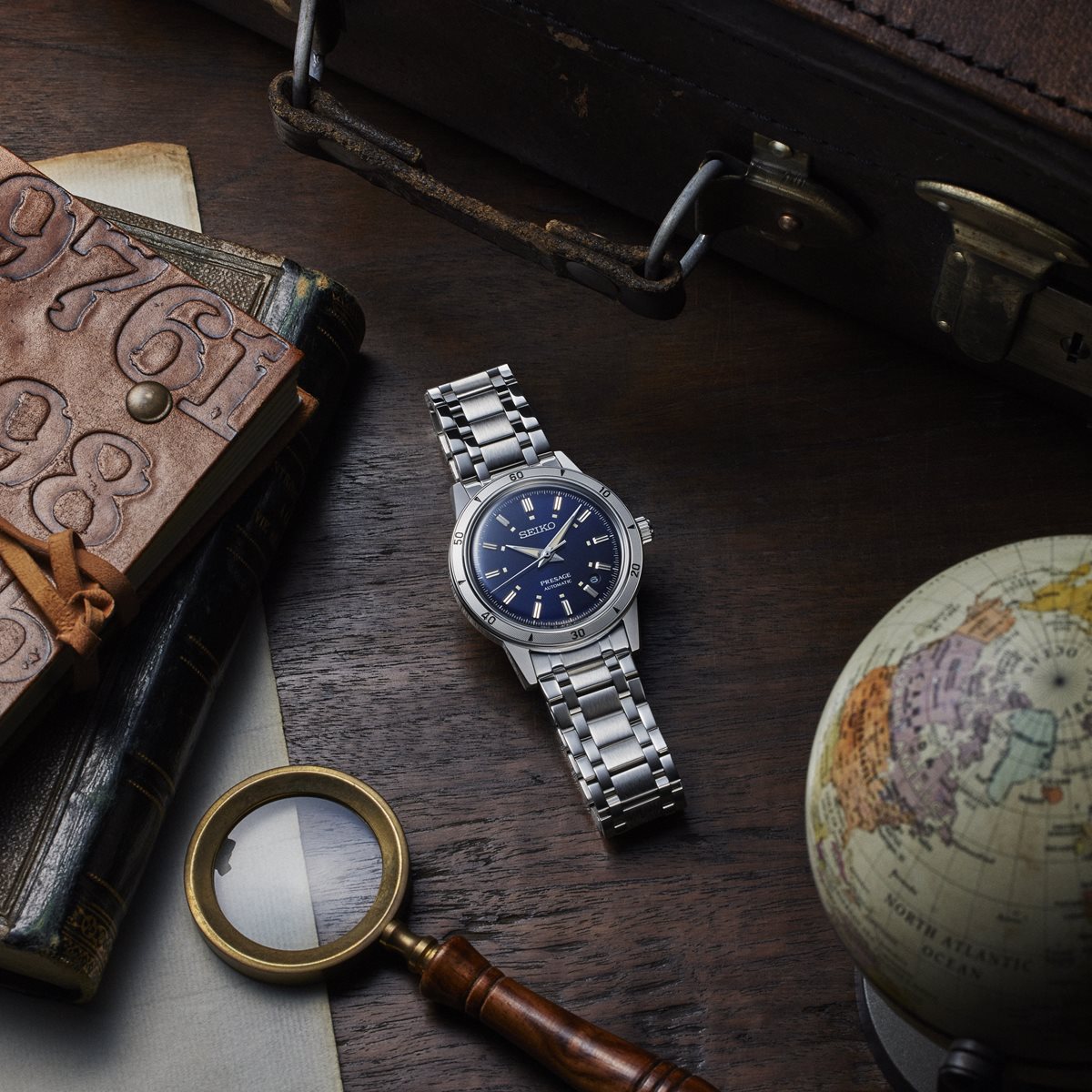 セイコー プレザージュ SEIKO PRESAGE 自動巻き メカニカル 腕時計 メンズ SARY247 Style60's ネイビー【2024 新作】