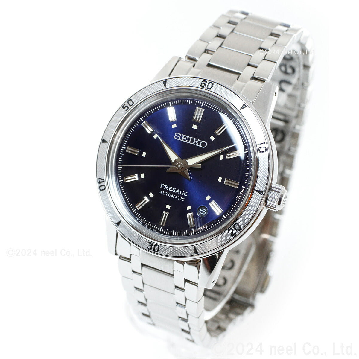 セイコー プレザージュ SEIKO PRESAGE 自動巻き メカニカル 腕時計 メンズ SARY247 Style60's ネイビー【2024 新作】