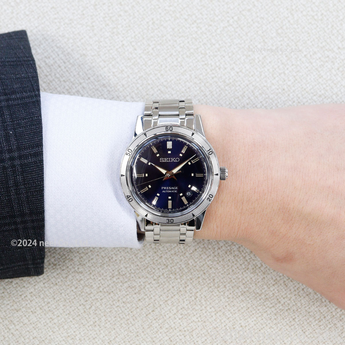 セイコー プレザージュ SEIKO PRESAGE 自動巻き メカニカル 腕時計 メンズ SARY247 Style60's ネイビー【2024 新作】